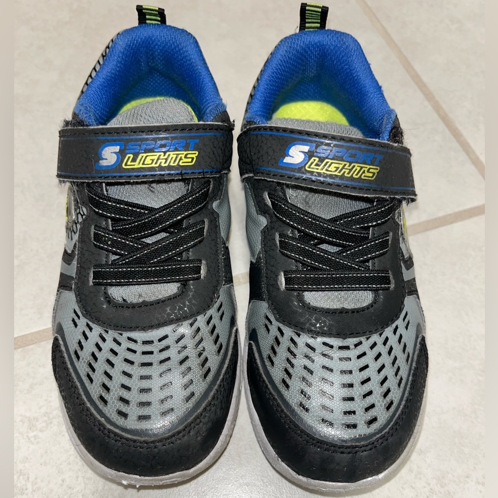 S Sport By Skechers Toddler Fluxe Sneakers - Black 12T